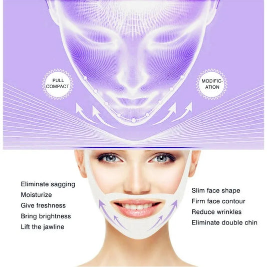 V-Shape Hydrating Face Mask - Reusable Silicone