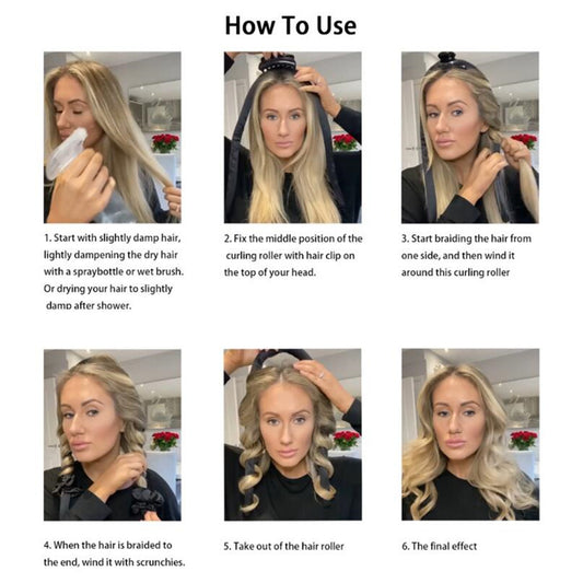 Heatless Curling Rod Headband