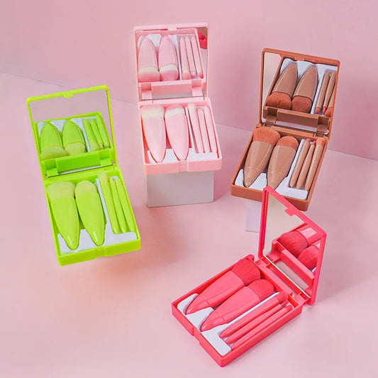 Portable Mini Makeup Brush Kit