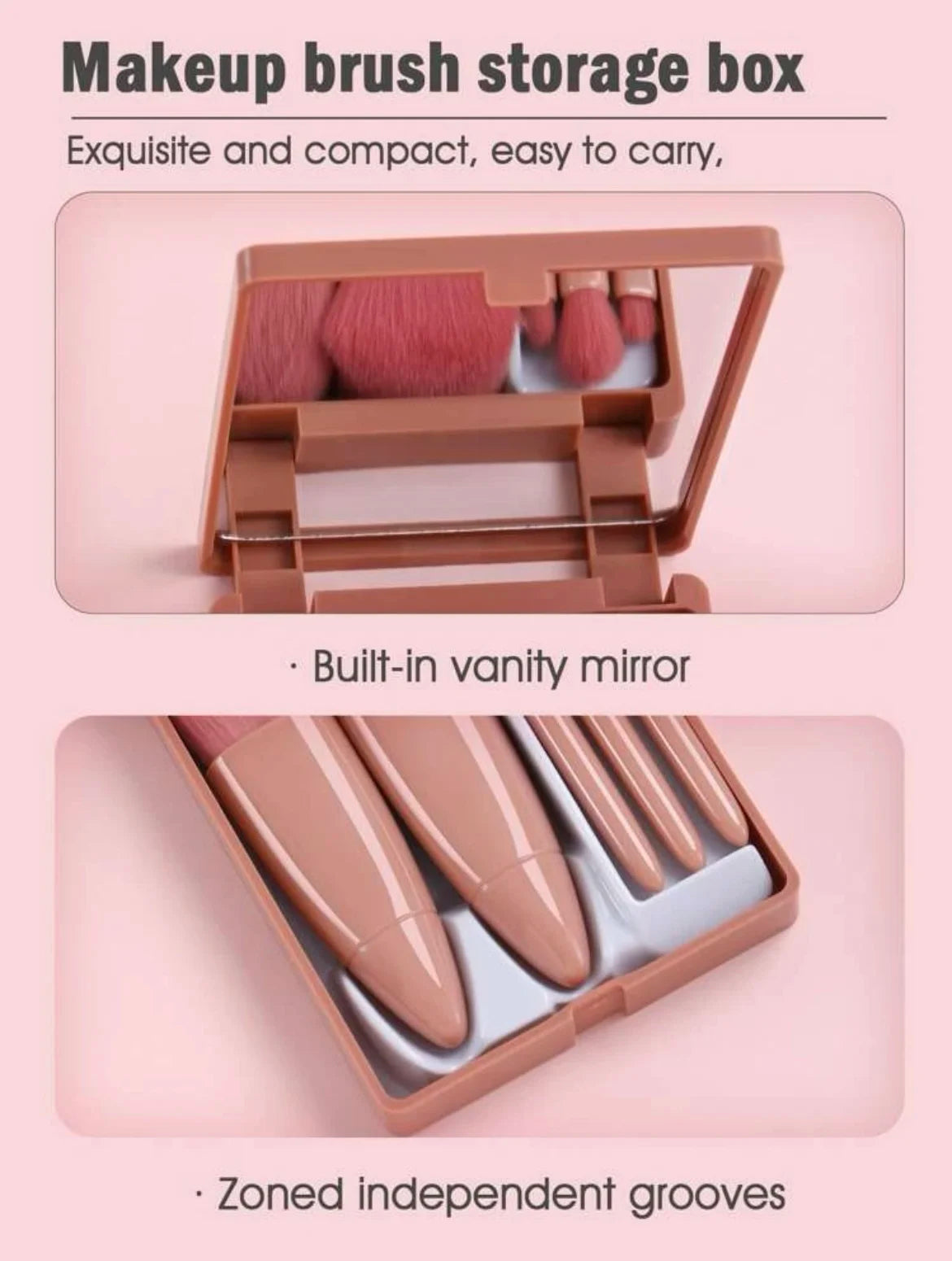 Portable Mini Makeup Brush Kit