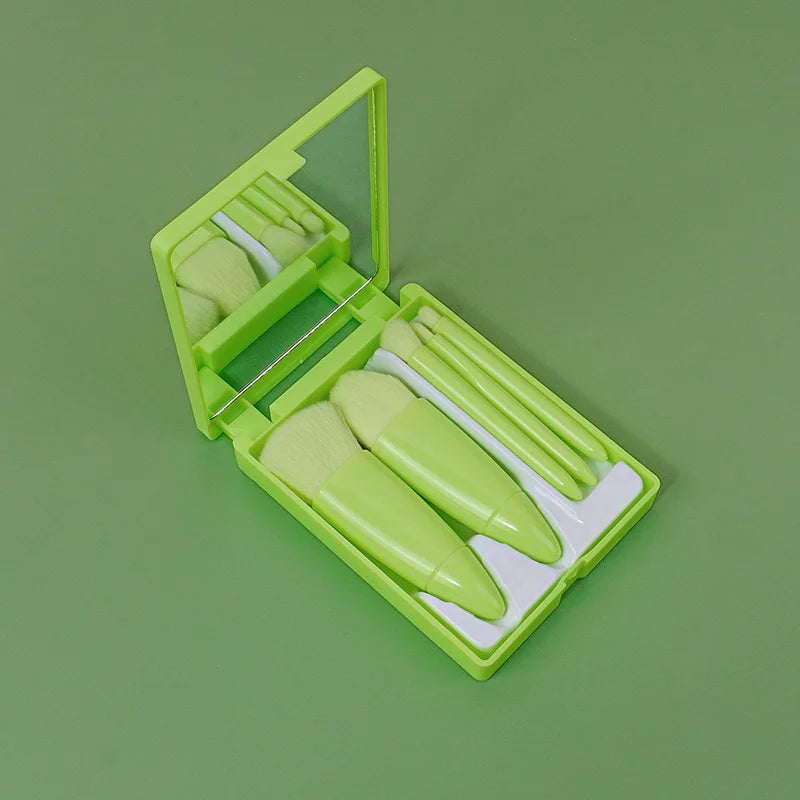 Portable Mini Makeup Brush Kit