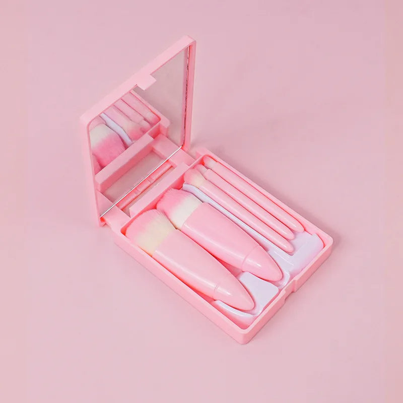 Portable Mini Makeup Brush Kit