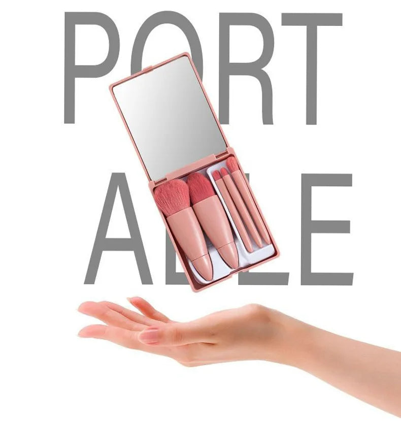 Portable Mini Makeup Brush Kit