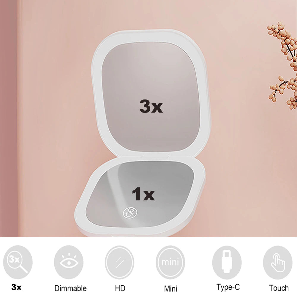 Small LED Makeup Mirror