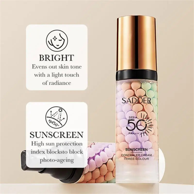 Three colors Face Primer with SPF 50