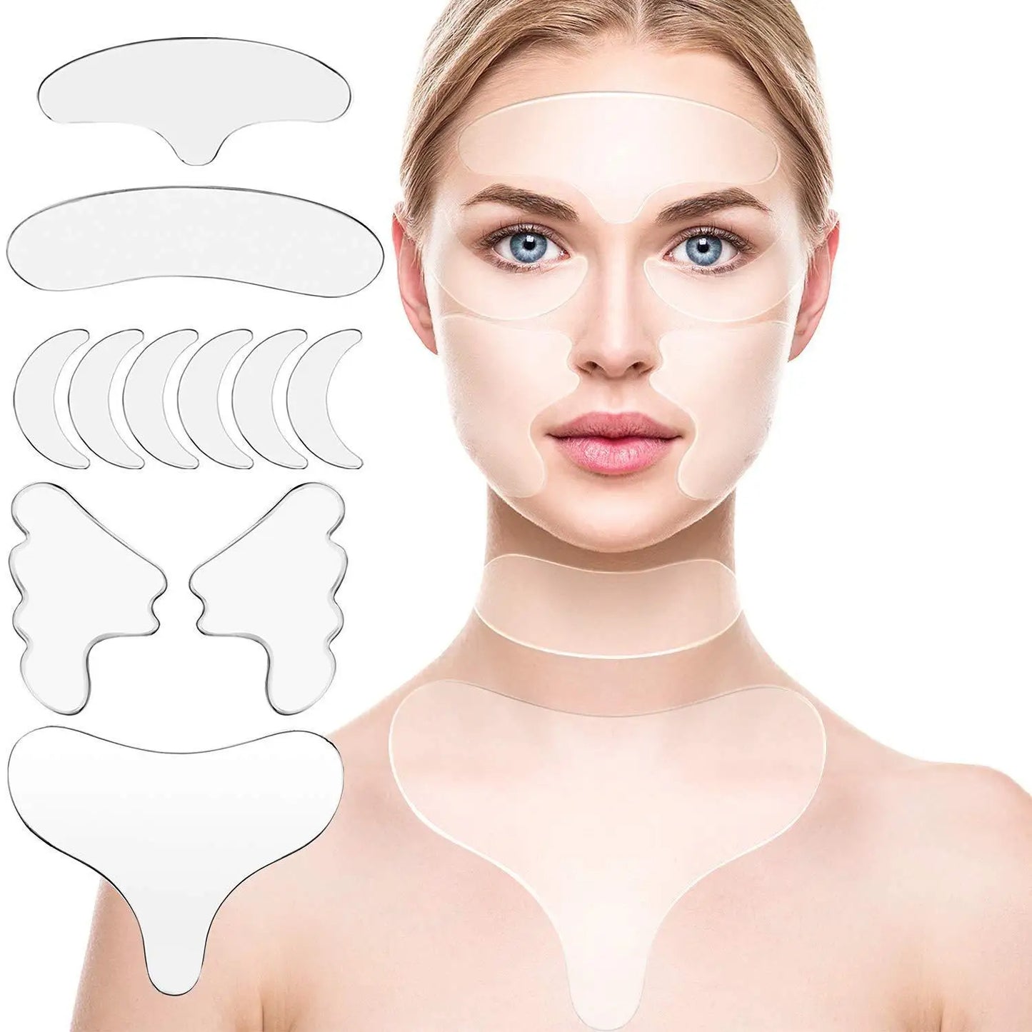 Transparent Stickers to Reduce Expression Lines