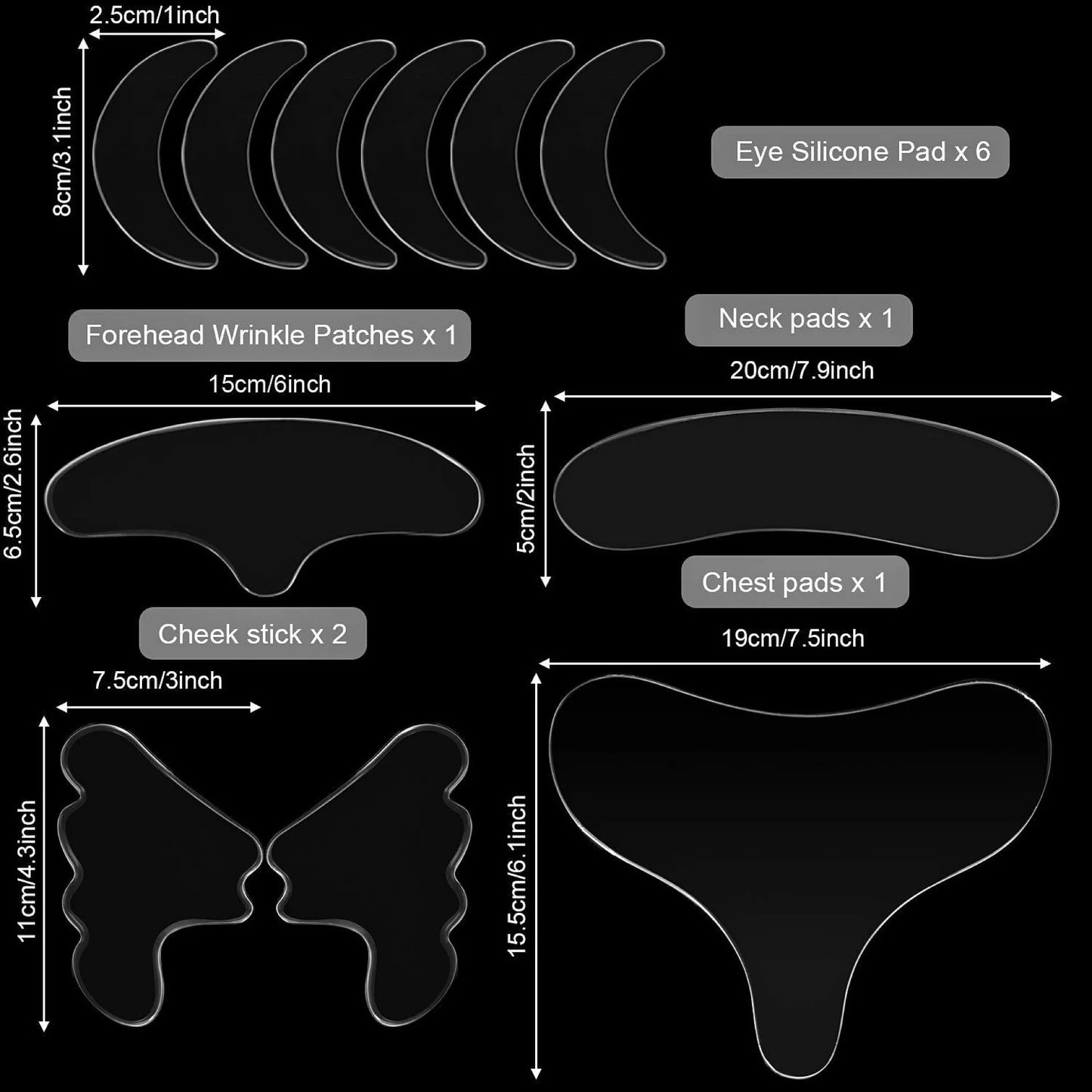 Transparent Stickers to Reduce Expression Lines