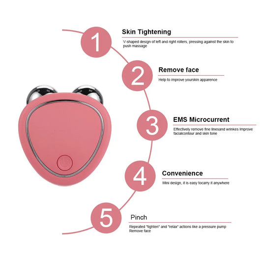 Ultrasonic Mini Electric Facial Massager