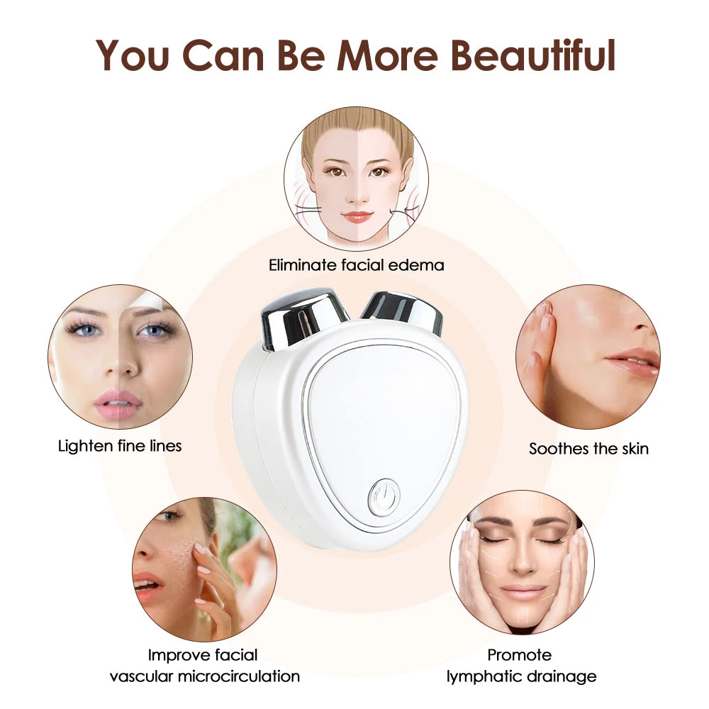 Ultrasonic Mini Electric Facial Massager