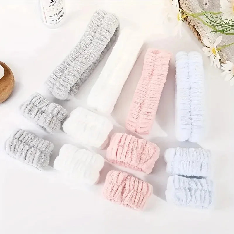 Velvet Makeup Hairband Face Wash