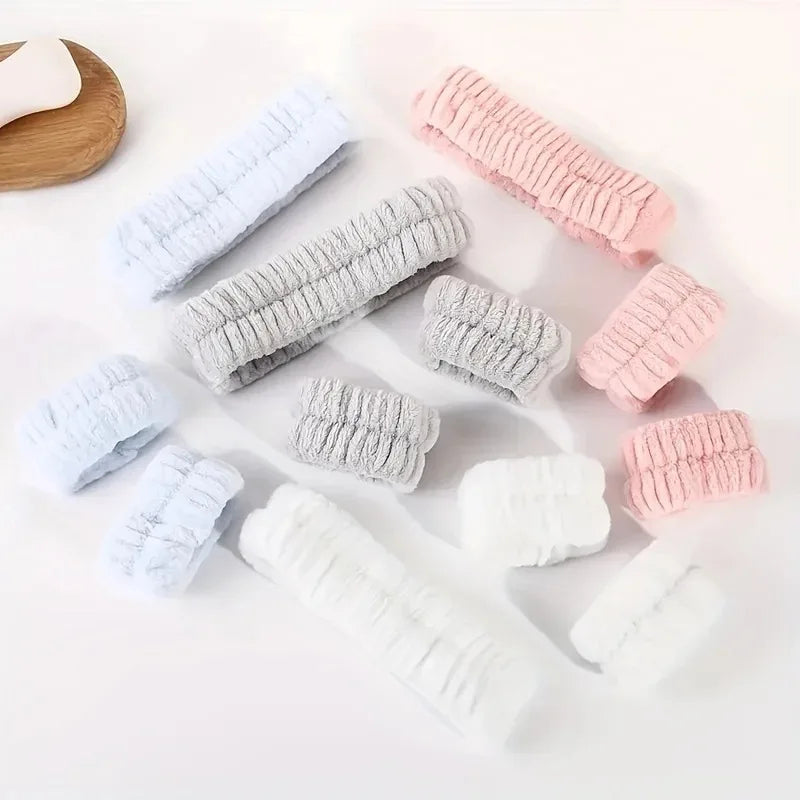 Velvet Makeup Hairband Face Wash
