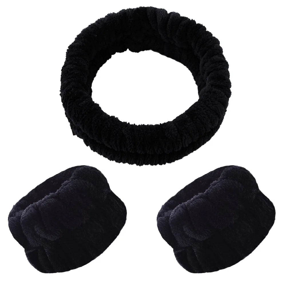 Velvet Makeup Hairband Face Wash