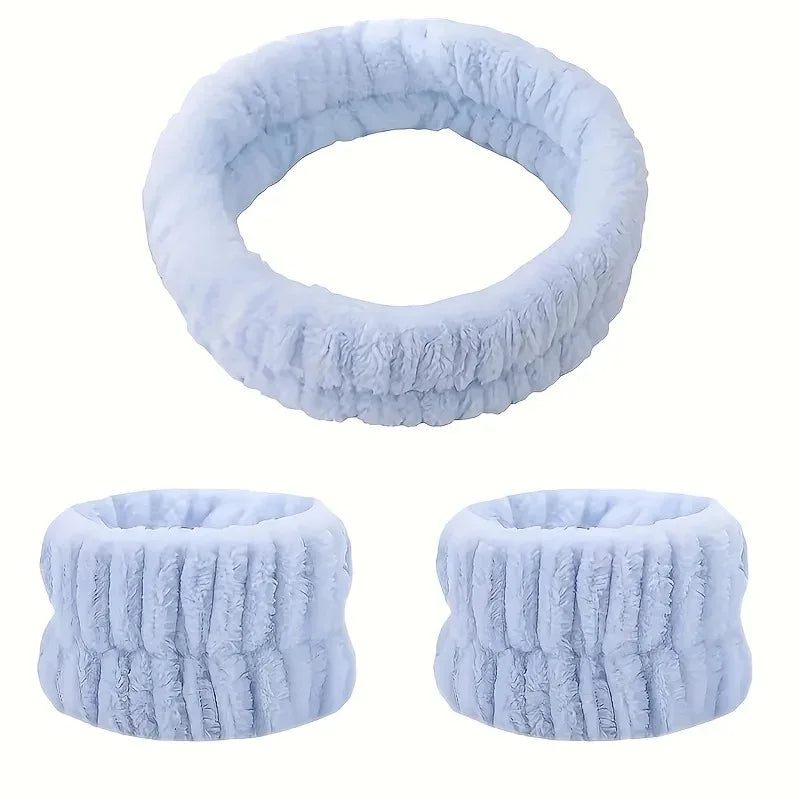 Velvet Makeup Hairband Face Wash
