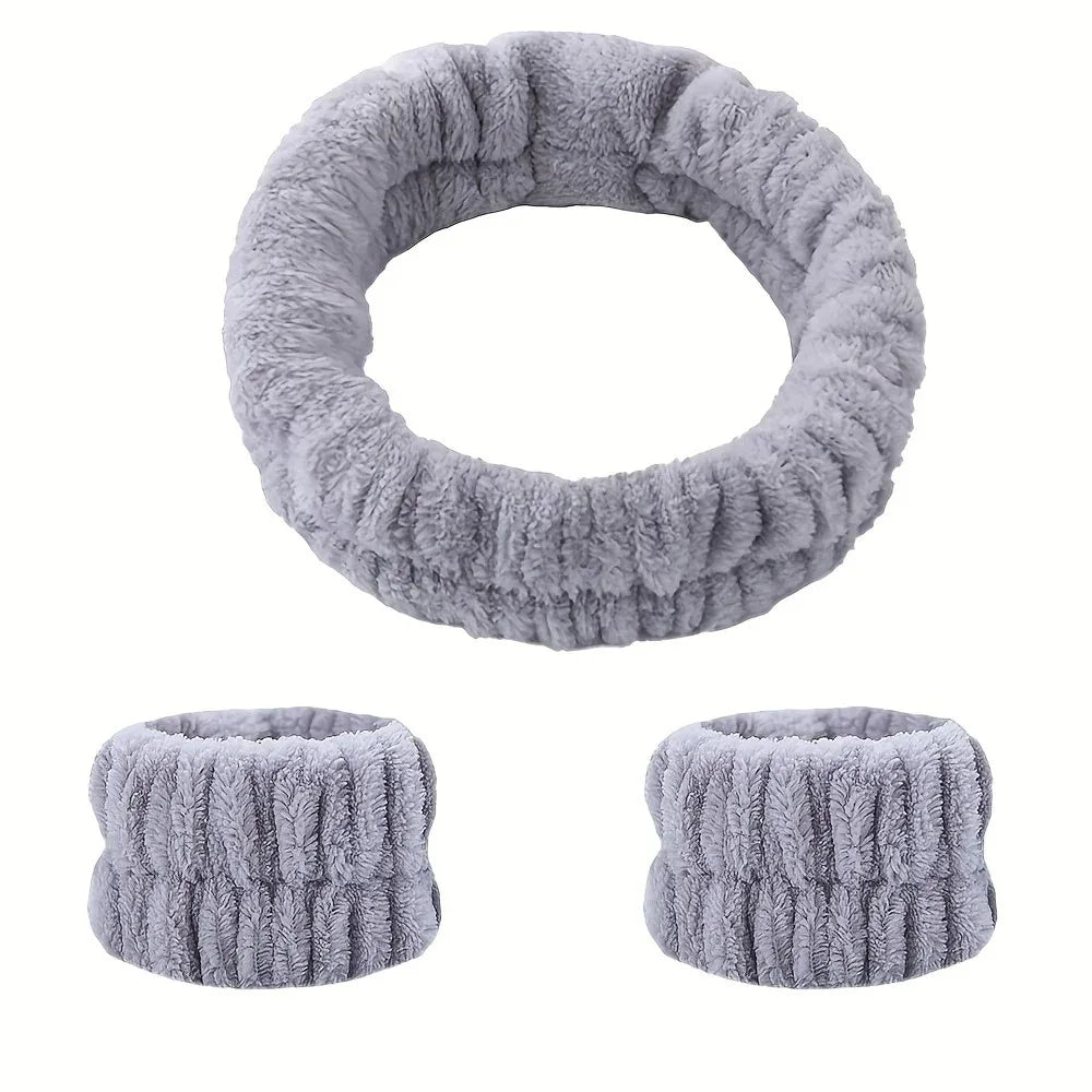 Velvet Makeup Hairband Face Wash