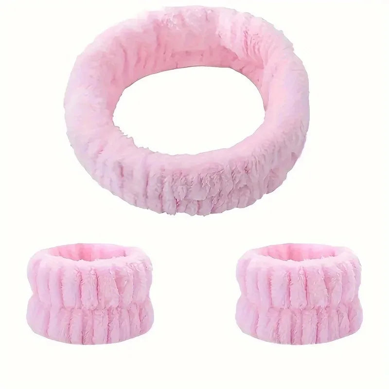 Velvet Makeup Hairband Face Wash