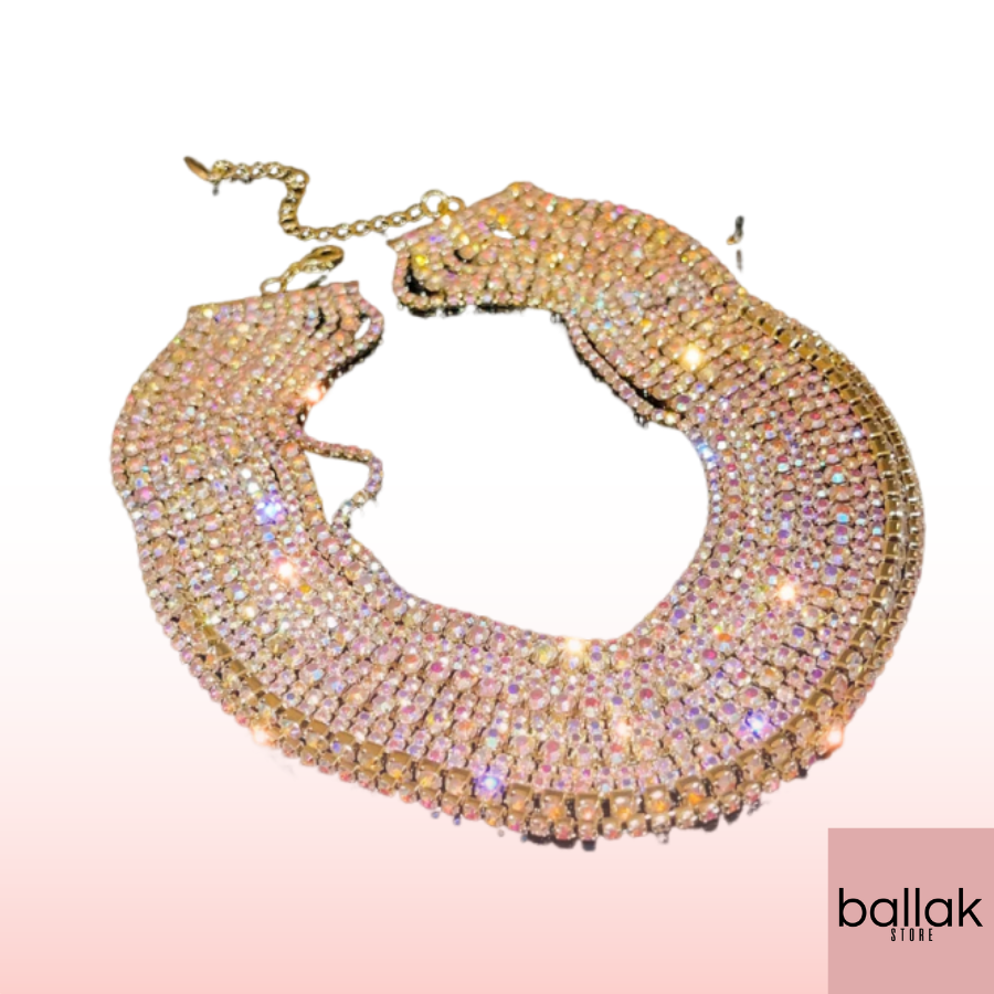 Luxury Colorful Crystal Choker