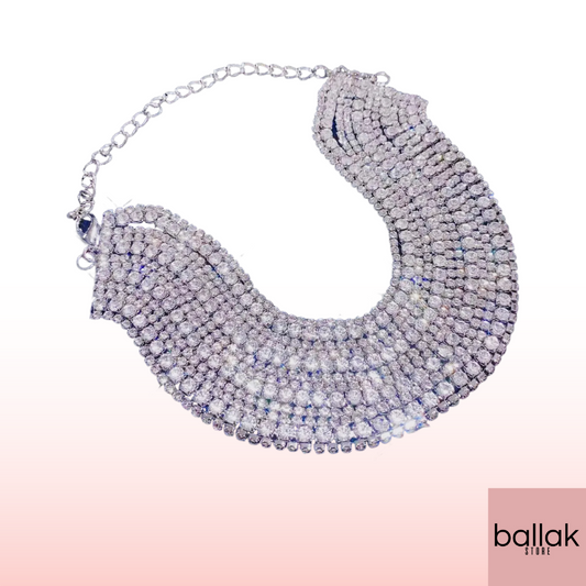 Luxury Colorful Crystal Choker