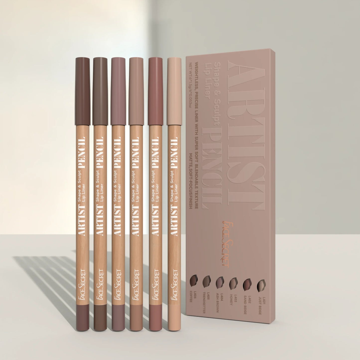 Sculpt Velvet Matte Lip Liner Set