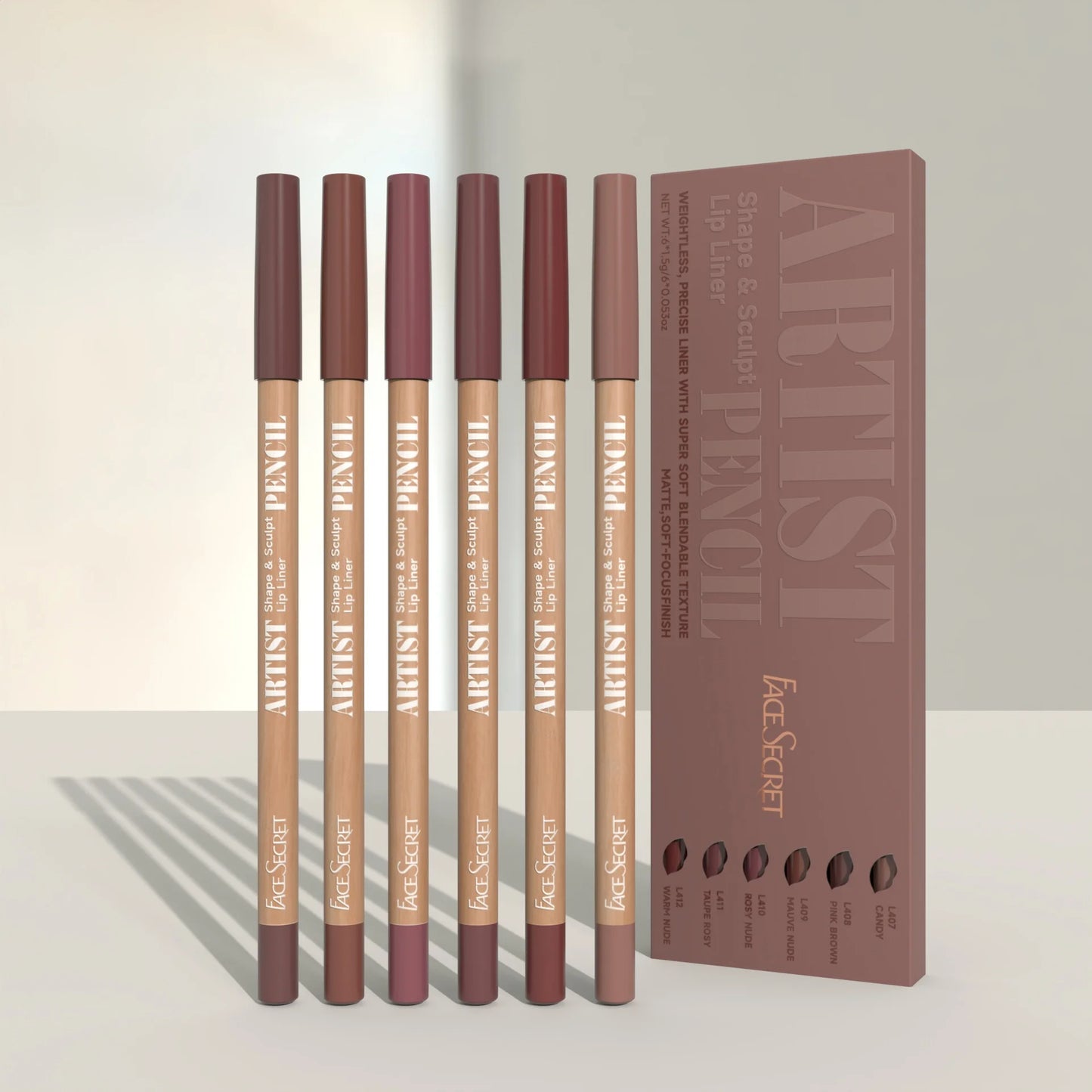 Sculpt Velvet Matte Lip Liner Set