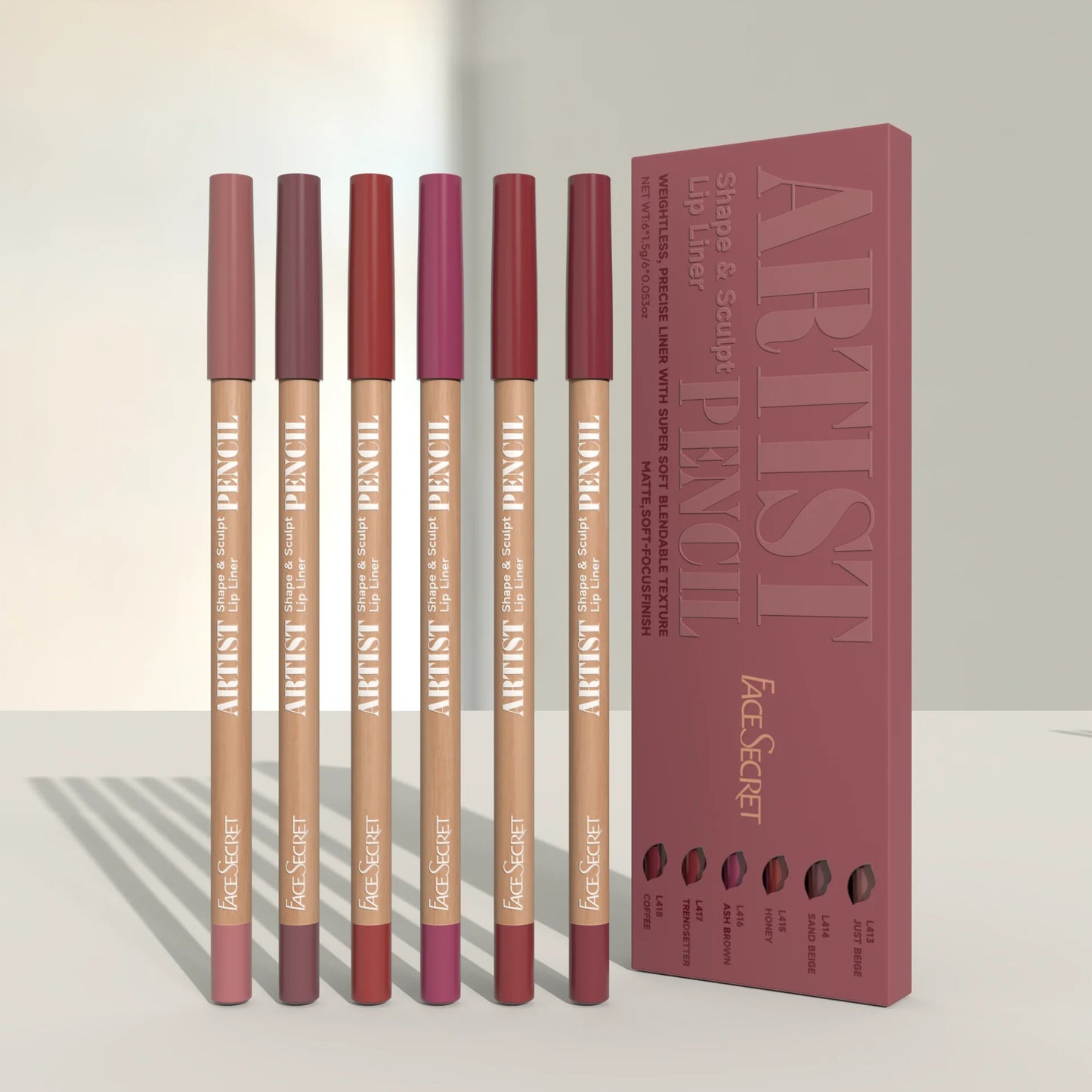 Sculpt Velvet Matte Lip Liner Set