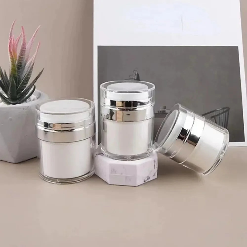 Acrylic Vacuum Refillable Cream Bottle