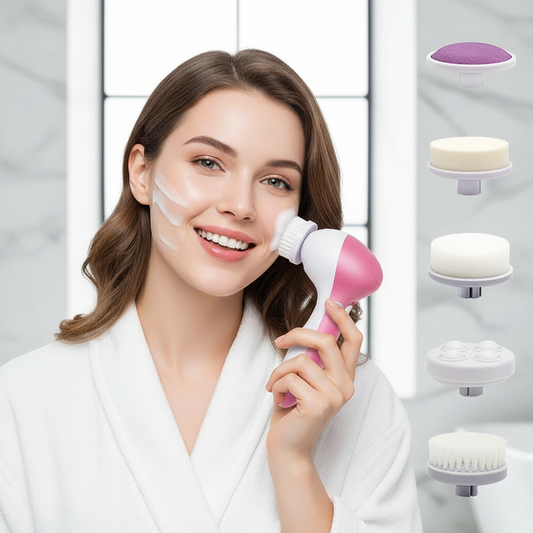 5-in-1 Electric Facial Cleansing Brush