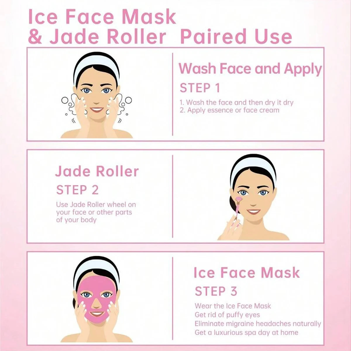Gel Bead-Shaped Hot and Cold for Facial Care