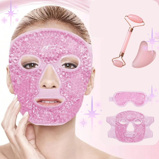 Gel Bead-Shaped Hot and Cold for Facial Care