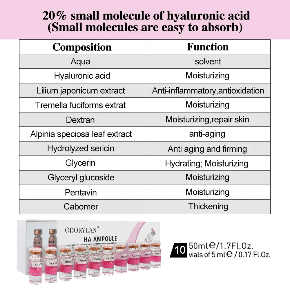 Hyaluronic Acid Face Serum Essence Skin Repair