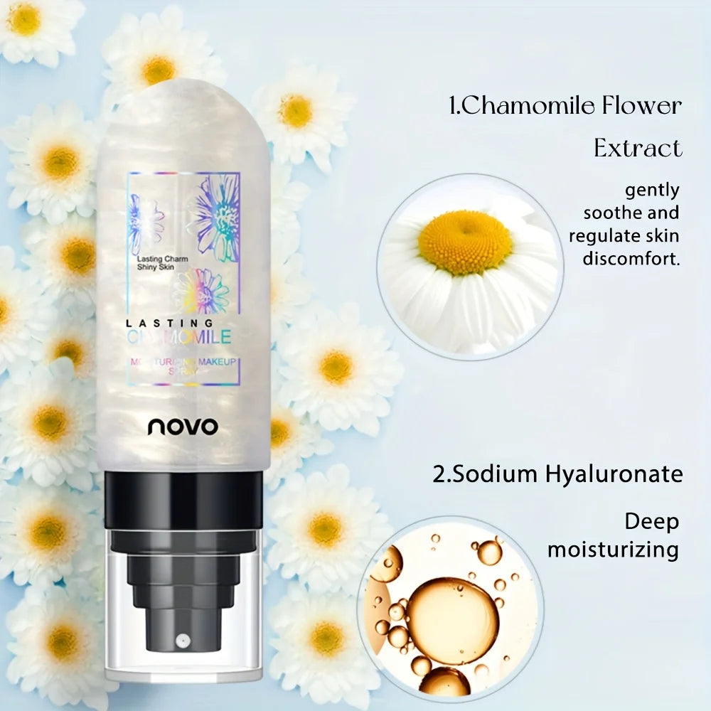 Long-Lasting Pearlescent Shimmer Makeup Setting Spray