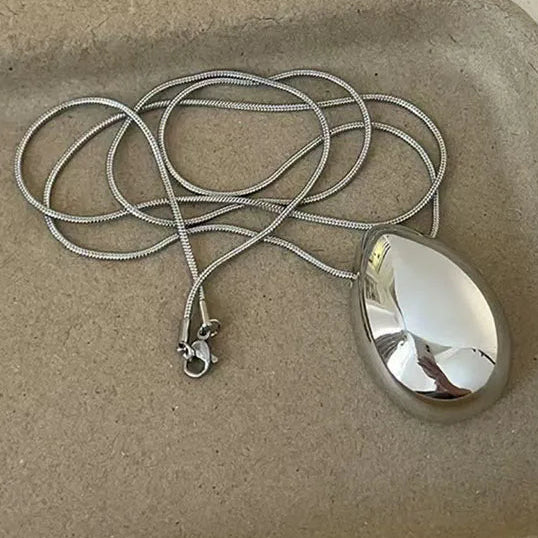 Metal Water Drop Necklace