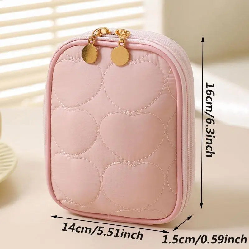 Mini Delicate & Elegant Handheld Makeup Bag Ladies