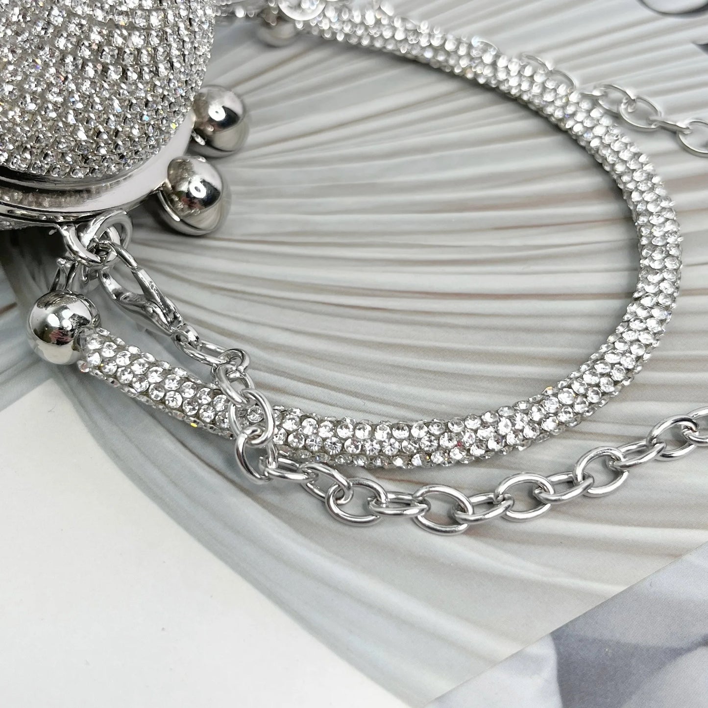 Mini Party Crystal Ball Clutch