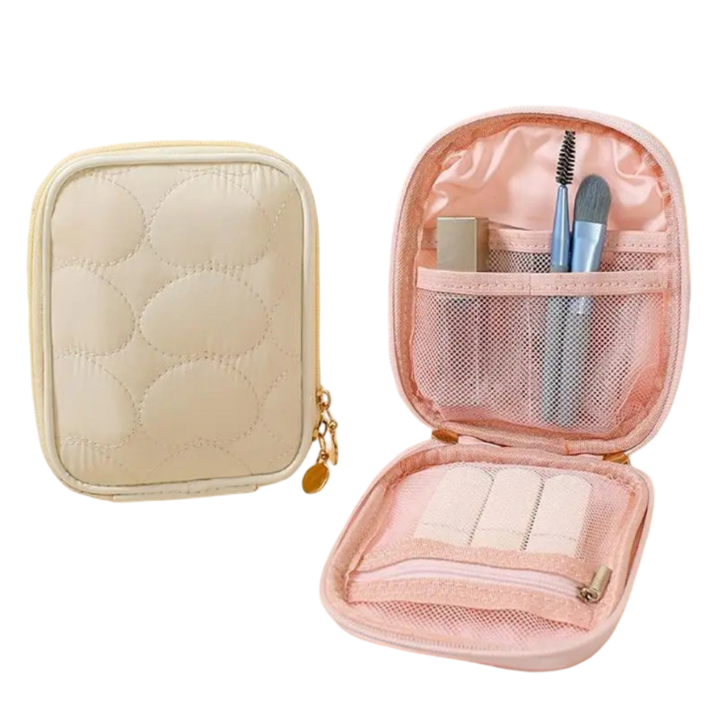 Mini Delicate & Elegant Handheld Makeup Bag Ladies
