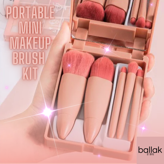Portable Mini Makeup Brush Kit
