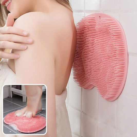 Silicone Body Scrubber Mat - Exfoliating Shower Tool