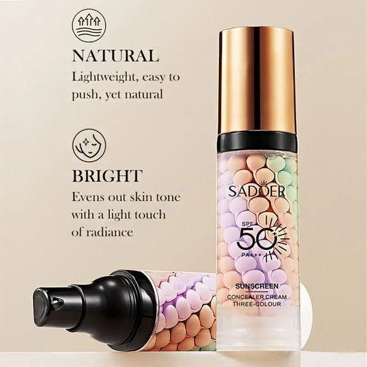 Three colors Face Primer with SPF 50