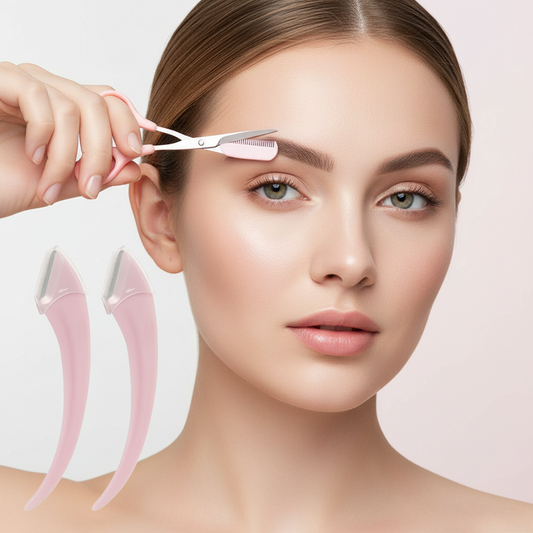Bending Moon Eyebrow Trimmer  Professional Eyebrow Scissors
