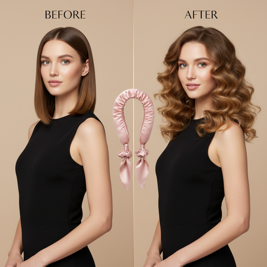 Heatless Curling Rod Headband - Overnight Silk Hair Curler