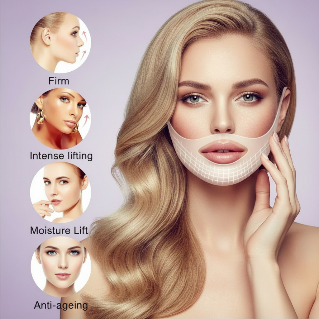 V-Shape Hydrating Face Mask - Reusable Silicone